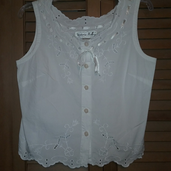 Victoria Holley Tops - Victoria Holley women's lacy tank top